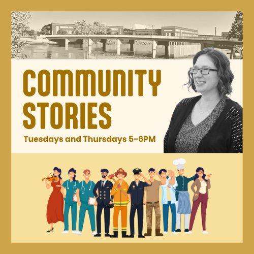 Community Stories with Melissa Kaye logo